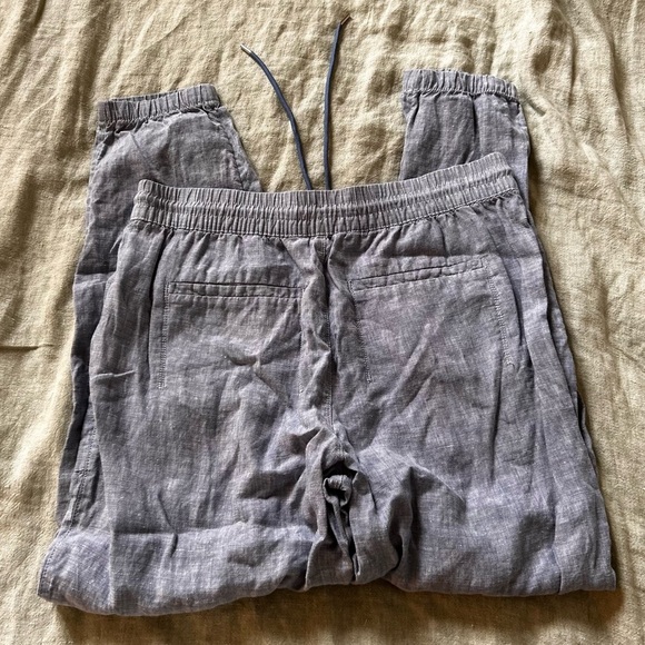 Athleta Cabo Linen Chambray Joggers Size 10
Drawstring Pull-on Pants - Picture 10 of 12